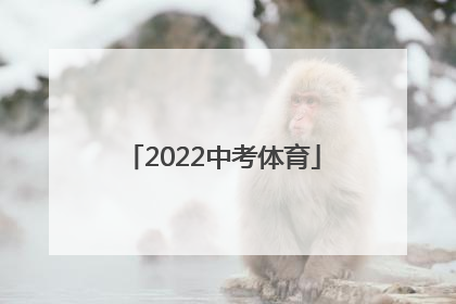 「2022中考体育」2022中考体育考试项目上海